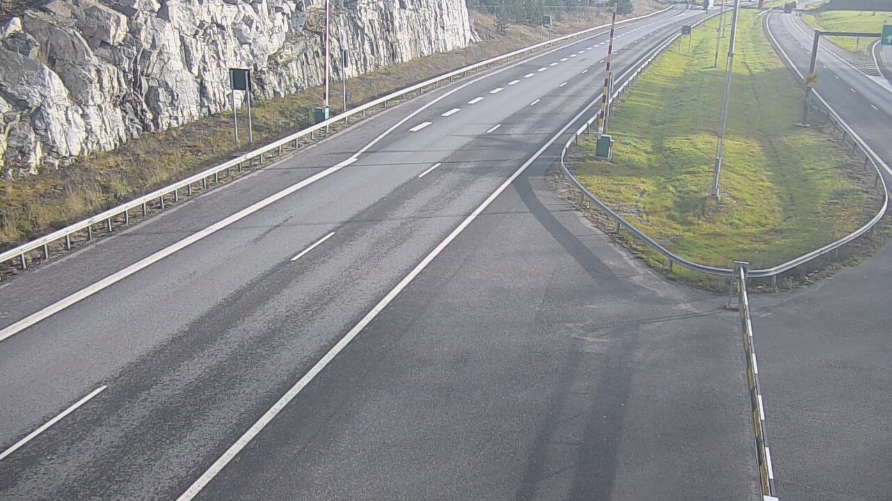 Kelikamerat Kuva Tie 1 Salo, Isokylän tunneli, puomi itä, Salo, Varsinais-Suomi