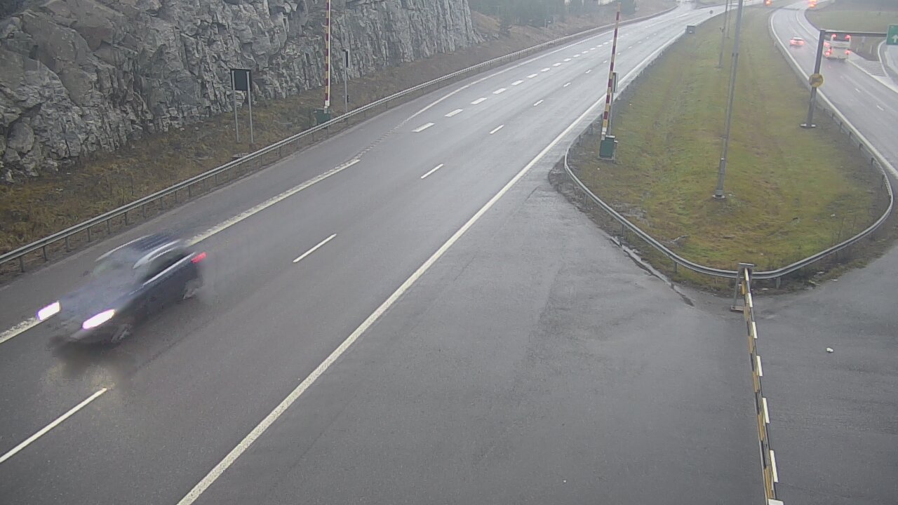 Weather Camera Image Väg 1 Salo, Isokylän tunneli, bom öst, Salo, Varsinais-Suomi