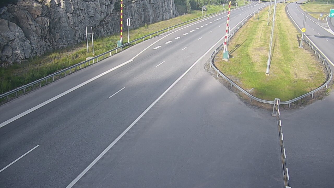 Kelikamerat Kuva Tie 1 Salo, Isokylän tunneli, puomi itä, Salo, Varsinais-Suomi