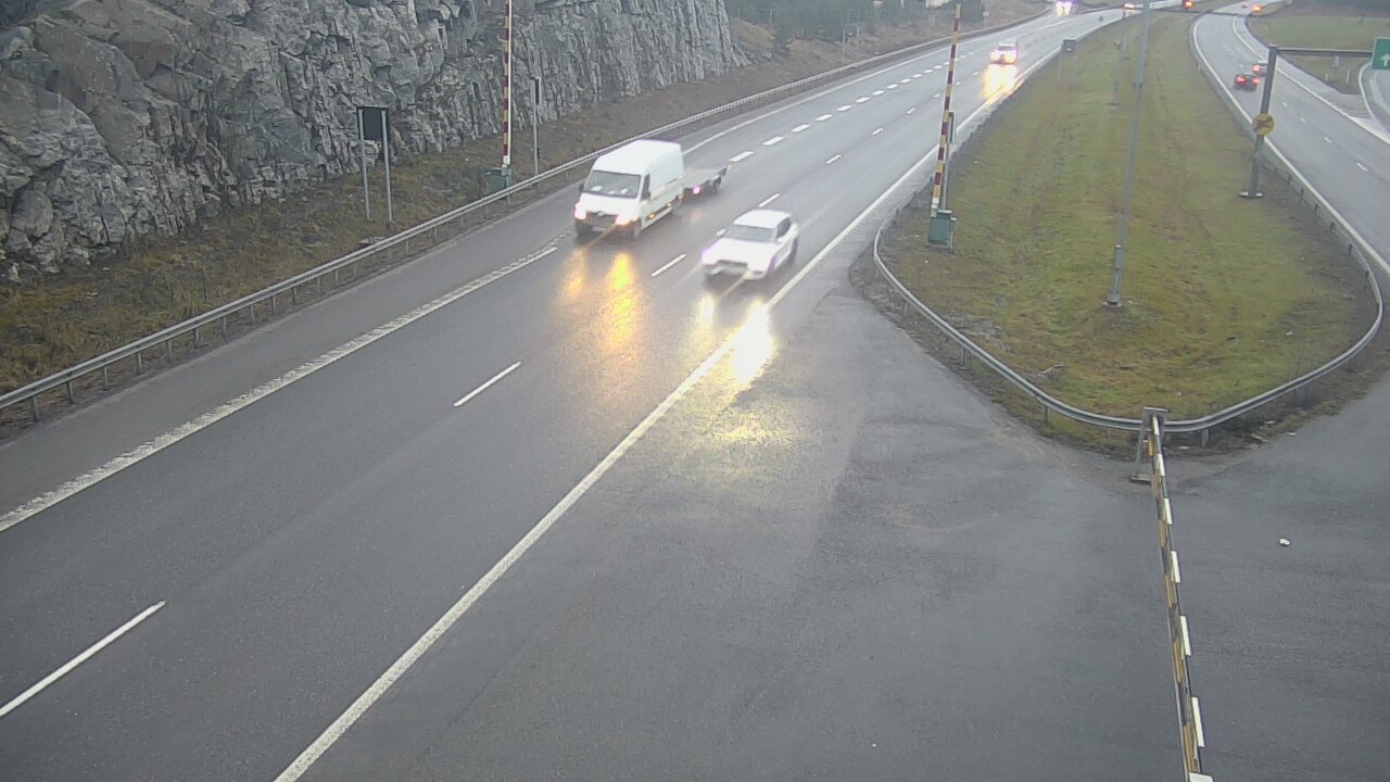 Weather Camera Image Väg 1 Salo, Isokylän tunneli, bom öst, Salo, Varsinais-Suomi