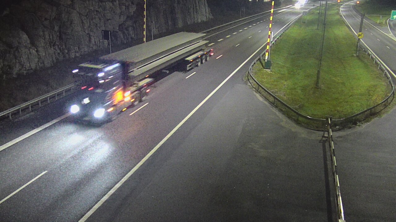 Kelikamerat Kuva Tie 1 Salo, Isokylän tunneli, puomi itä, Salo, Varsinais-Suomi