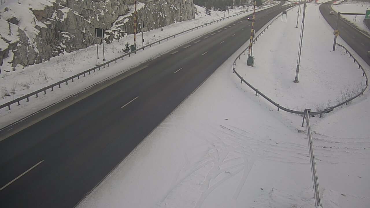 Weather Camera Image Road 1 Salo, Isokylä tunneli, boom east, Salo, Varsinais-Suomi