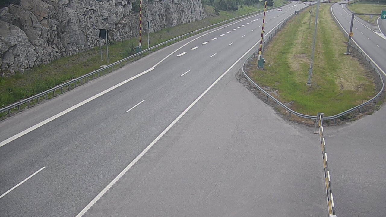 Weather Camera Image Väg 1 Salo, Isokylän tunneli, bom öst, Salo, Varsinais-Suomi