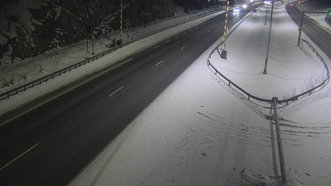 Weather Camera Image Road 1 Salo, Isokylä tunneli, boom east, Salo, Varsinais-Suomi