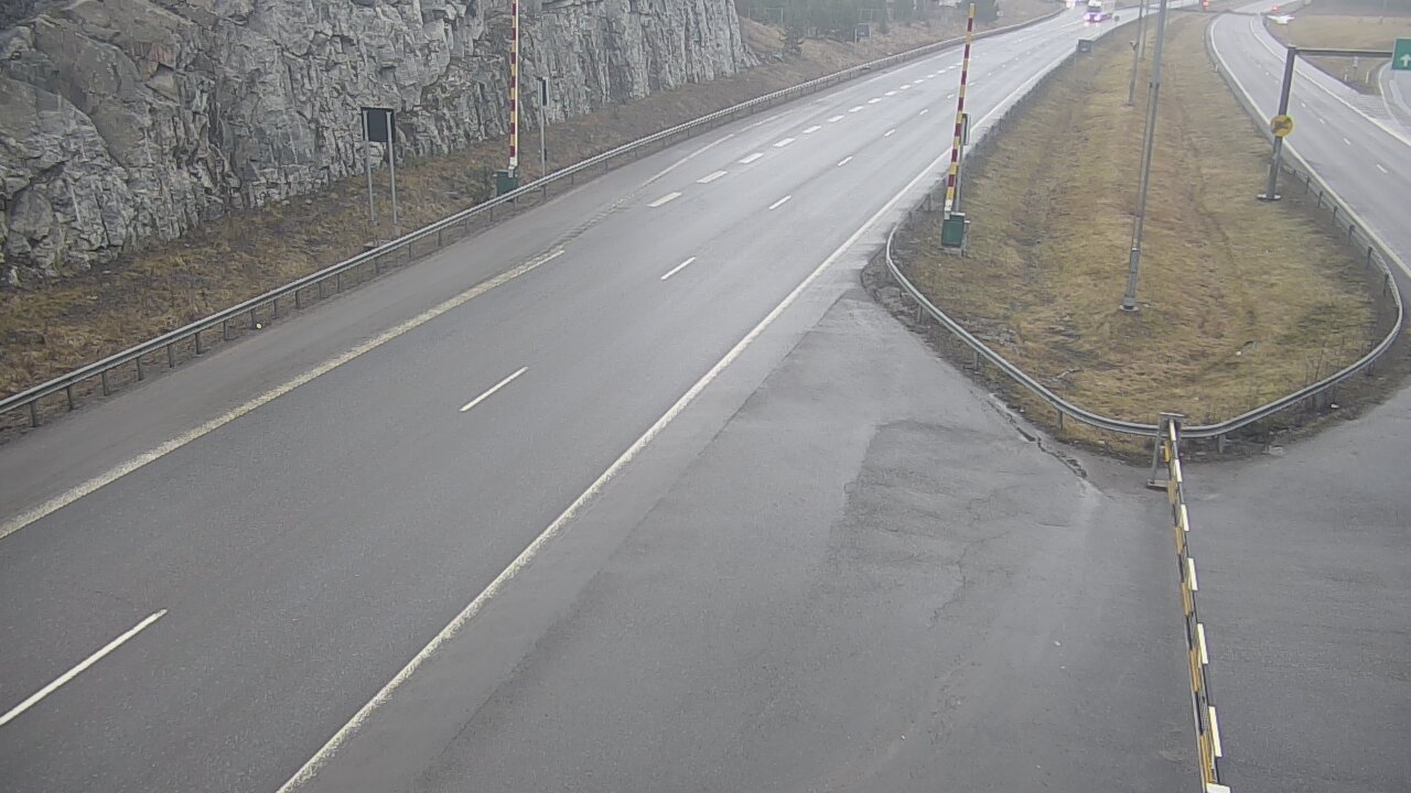 Weather Camera Image Road 1 Salo, Isokylä tunneli, boom east, Salo, Varsinais-Suomi