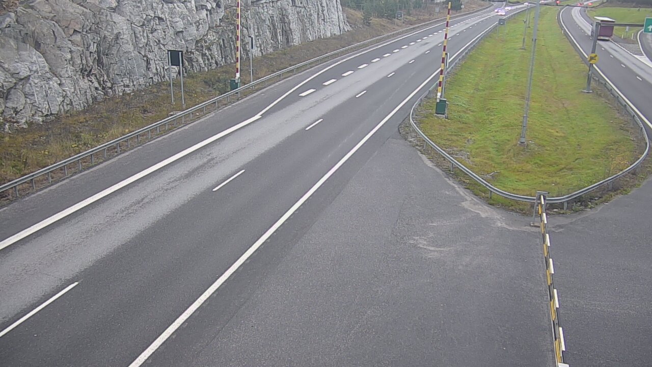 Kelikamerat Kuva Tie 1 Salo, Isokylän tunneli, puomi itä, Salo, Varsinais-Suomi