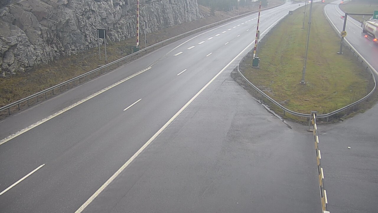 Weather Camera Image Väg 1 Salo, Isokylän tunneli, bom öst, Salo, Varsinais-Suomi