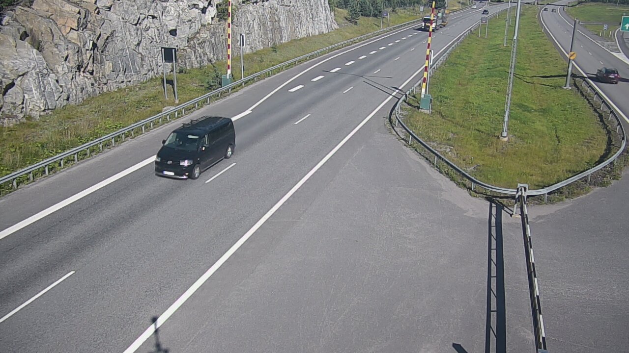 Kelikamerat Kuva Tie 1 Salo, Isokylän tunneli, puomi itä, Salo, Varsinais-Suomi