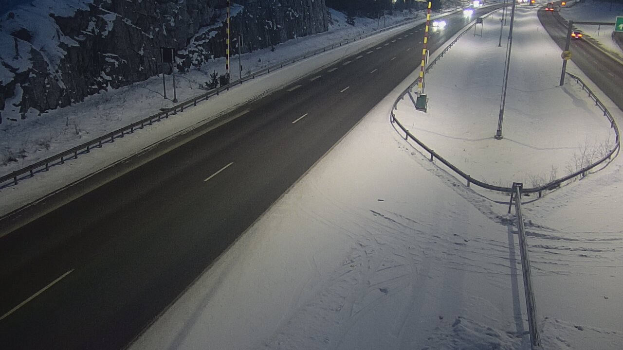 Weather Camera Image Road 1 Salo, Isokylä tunneli, boom east, Salo, Varsinais-Suomi