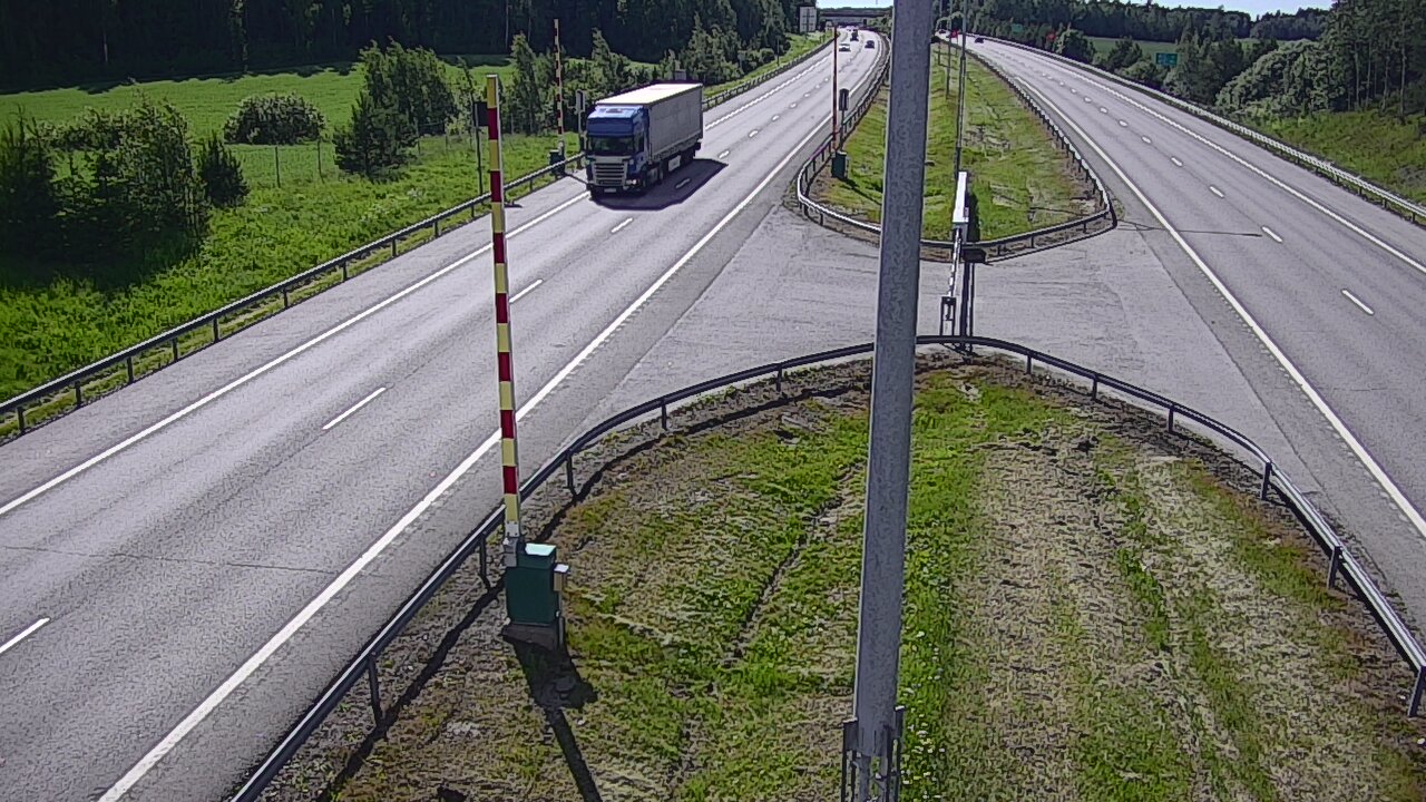 Weather Camera Image Väg 1 Salo, Isokylän tunneli, bom väst, Salo, Varsinais-Suomi