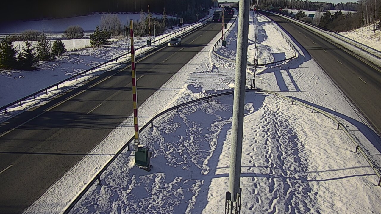 Weather Camera Image Road 1 Salo, Isokylä tunneli, boom west, Salo, Varsinais-Suomi