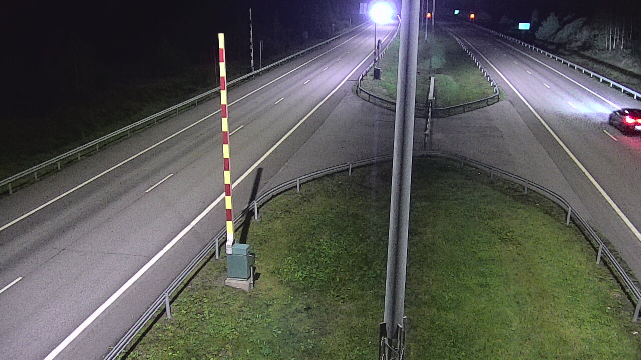 Weather Camera Image Väg 1 Salo, Isokylän tunneli, bom väst, Salo, Varsinais-Suomi