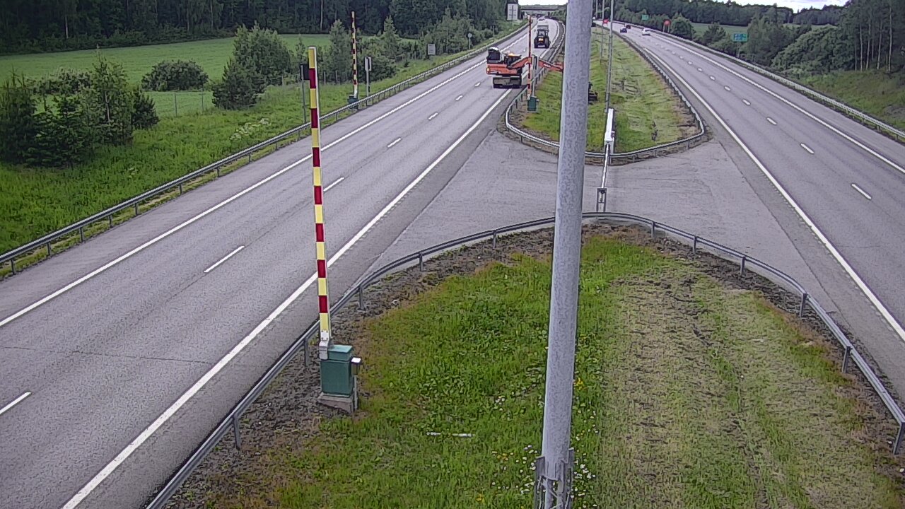 Kelikamerat Kuva Tie 1 Salo, Isokylän tunneli, puomi länsi, Salo, Varsinais-Suomi