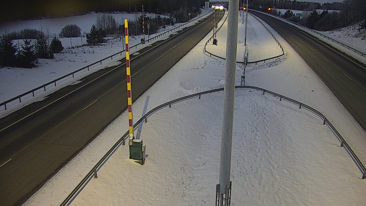 Kelikamerat Kuva Tie 1 Salo, Isokylän tunneli, puomi länsi, Salo, Varsinais-Suomi