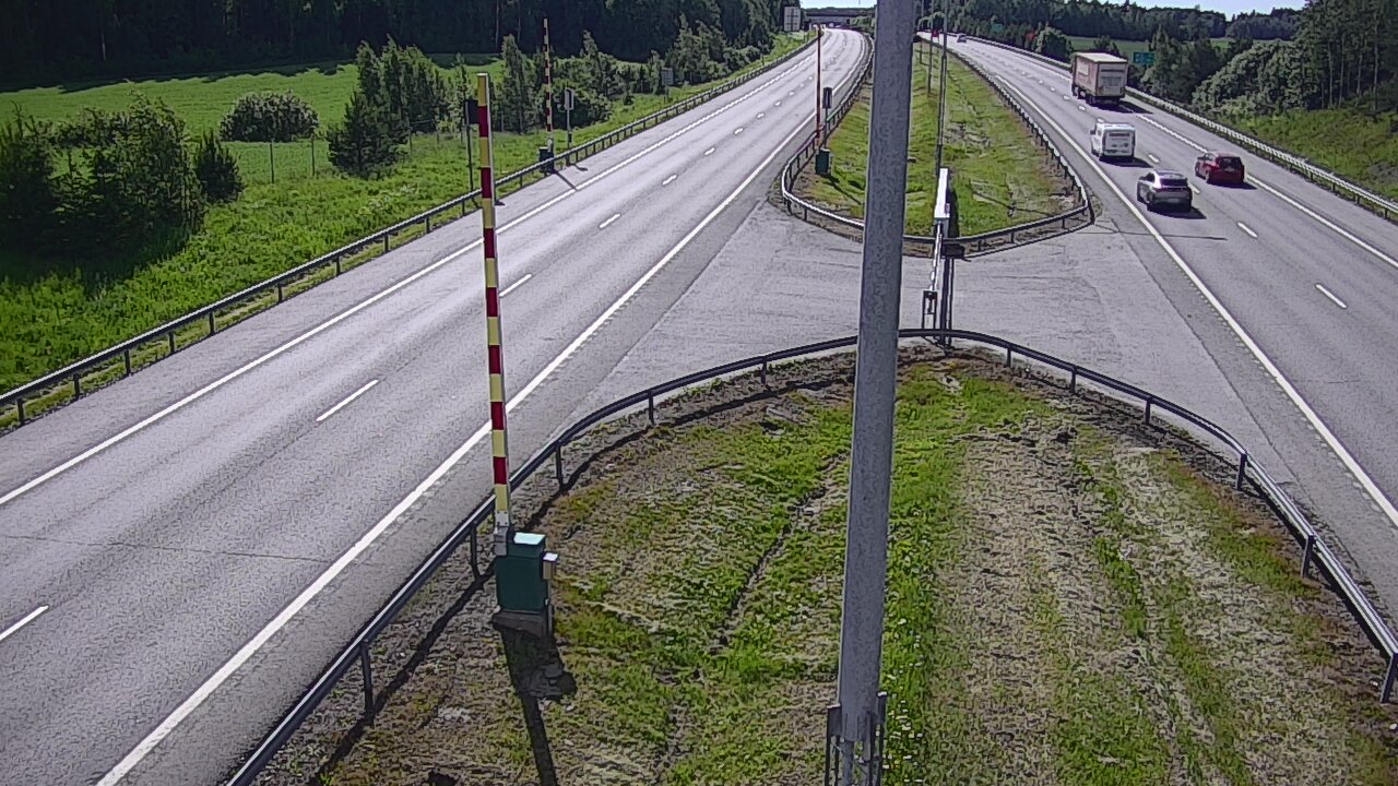 Weather Camera Image Väg 1 Salo, Isokylän tunneli, bom väst, Salo, Varsinais-Suomi