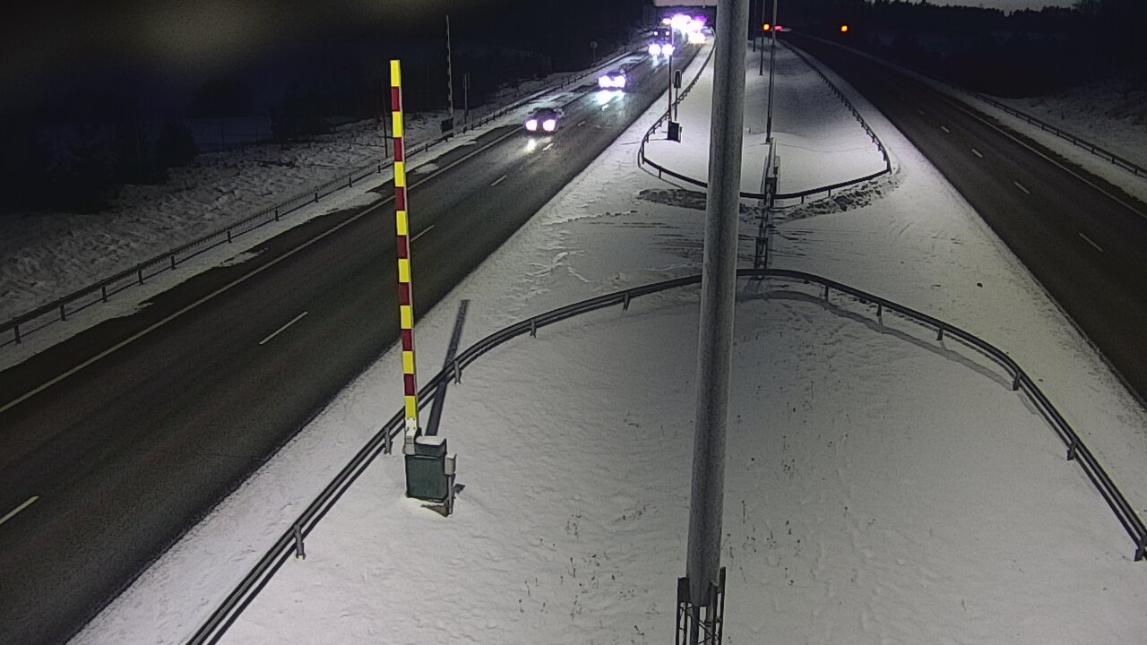 Kelikamerat Kuva Tie 1 Salo, Isokylän tunneli, puomi länsi, Salo, Varsinais-Suomi