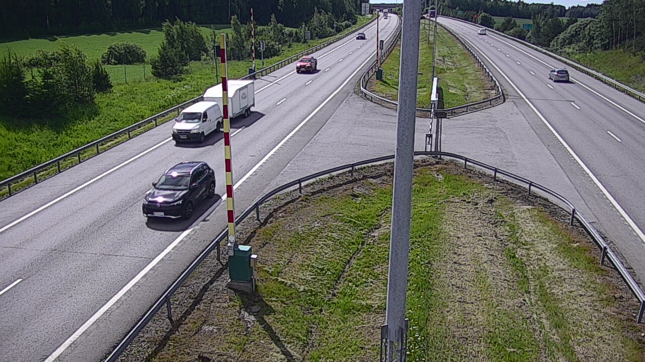 Weather Camera Image Väg 1 Salo, Isokylän tunneli, bom väst, Salo, Varsinais-Suomi