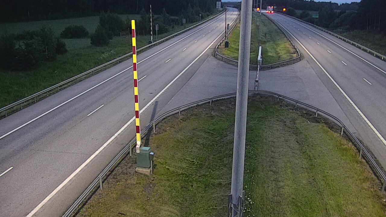Kelikamerat Kuva Tie 1 Salo, Isokylän tunneli, puomi länsi, Salo, Varsinais-Suomi