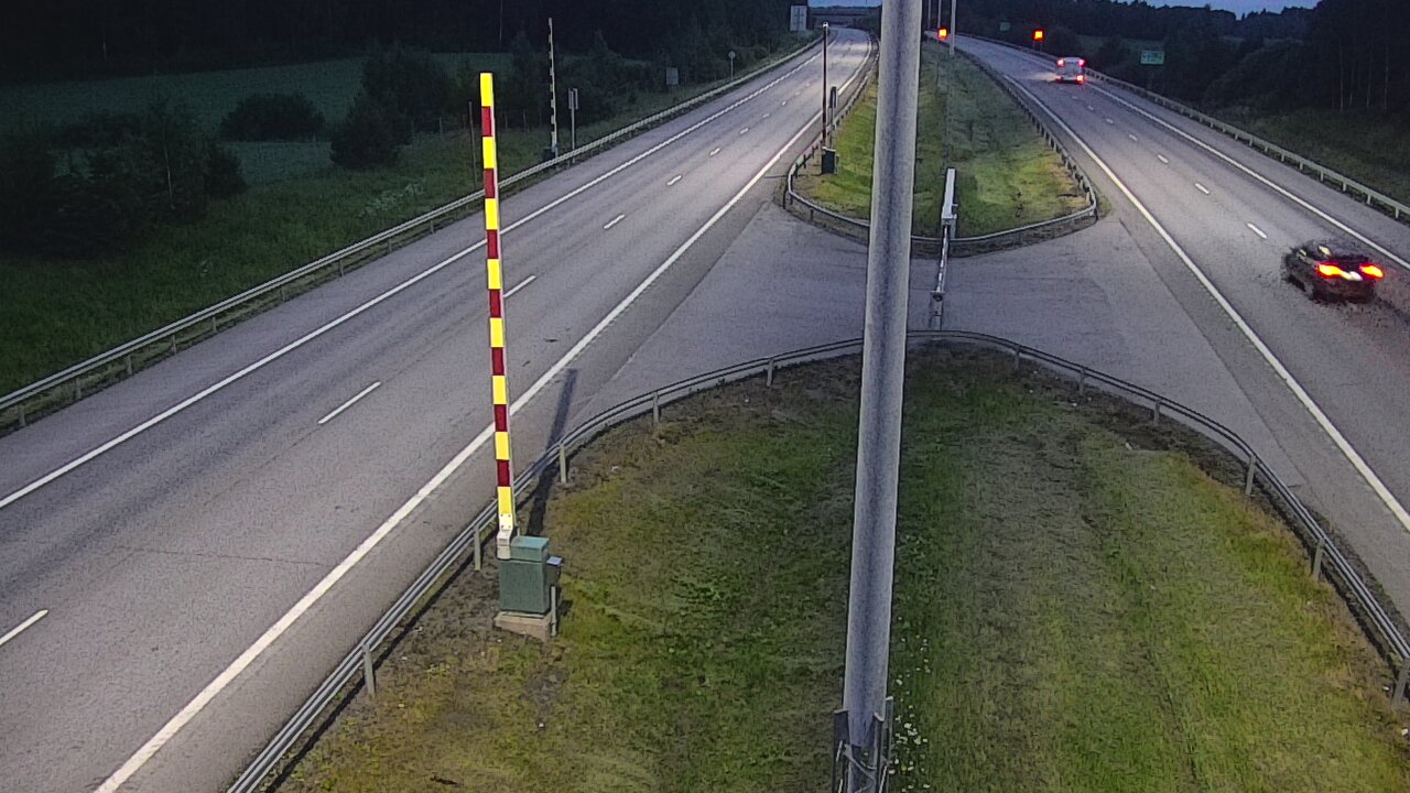 Kelikamerat Kuva Tie 1 Salo, Isokylän tunneli, puomi länsi, Salo, Varsinais-Suomi