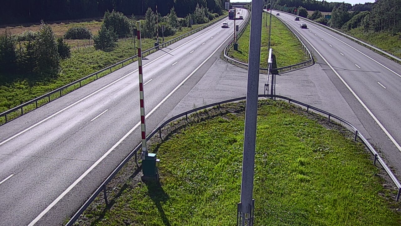 Kelikamerat Kuva Tie 1 Salo, Isokylän tunneli, puomi länsi, Salo, Varsinais-Suomi