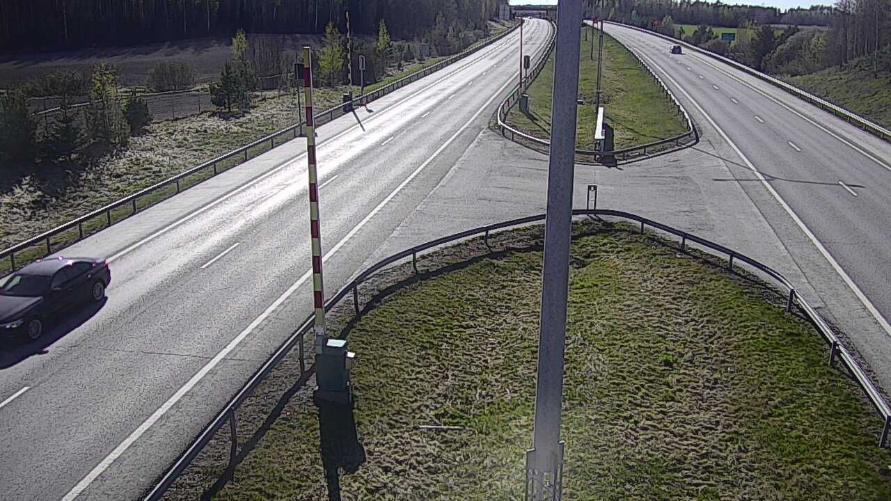 Kelikamerat Kuva Tie 1 Salo, Isokylän tunneli, puomi länsi, Salo, Varsinais-Suomi