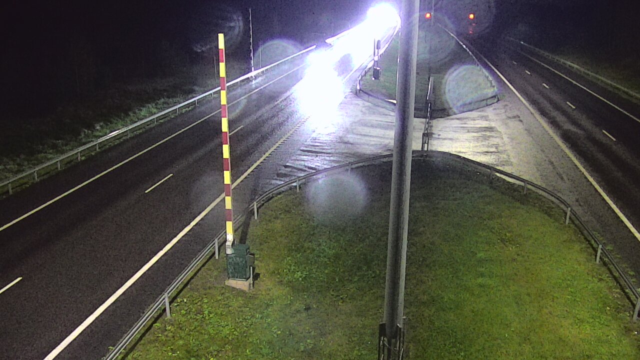 Weather Camera Image Väg 1 Salo, Isokylän tunneli, bom väst, Salo, Varsinais-Suomi
