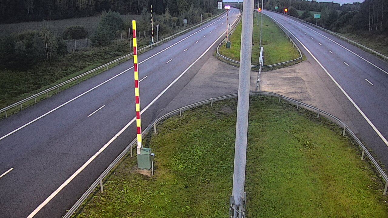 Weather Camera Image Väg 1 Salo, Isokylän tunneli, bom väst, Salo, Varsinais-Suomi