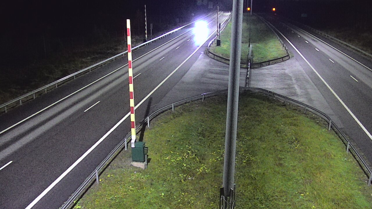 Kelikamerat Kuva Tie 1 Salo, Isokylän tunneli, puomi länsi, Salo, Varsinais-Suomi