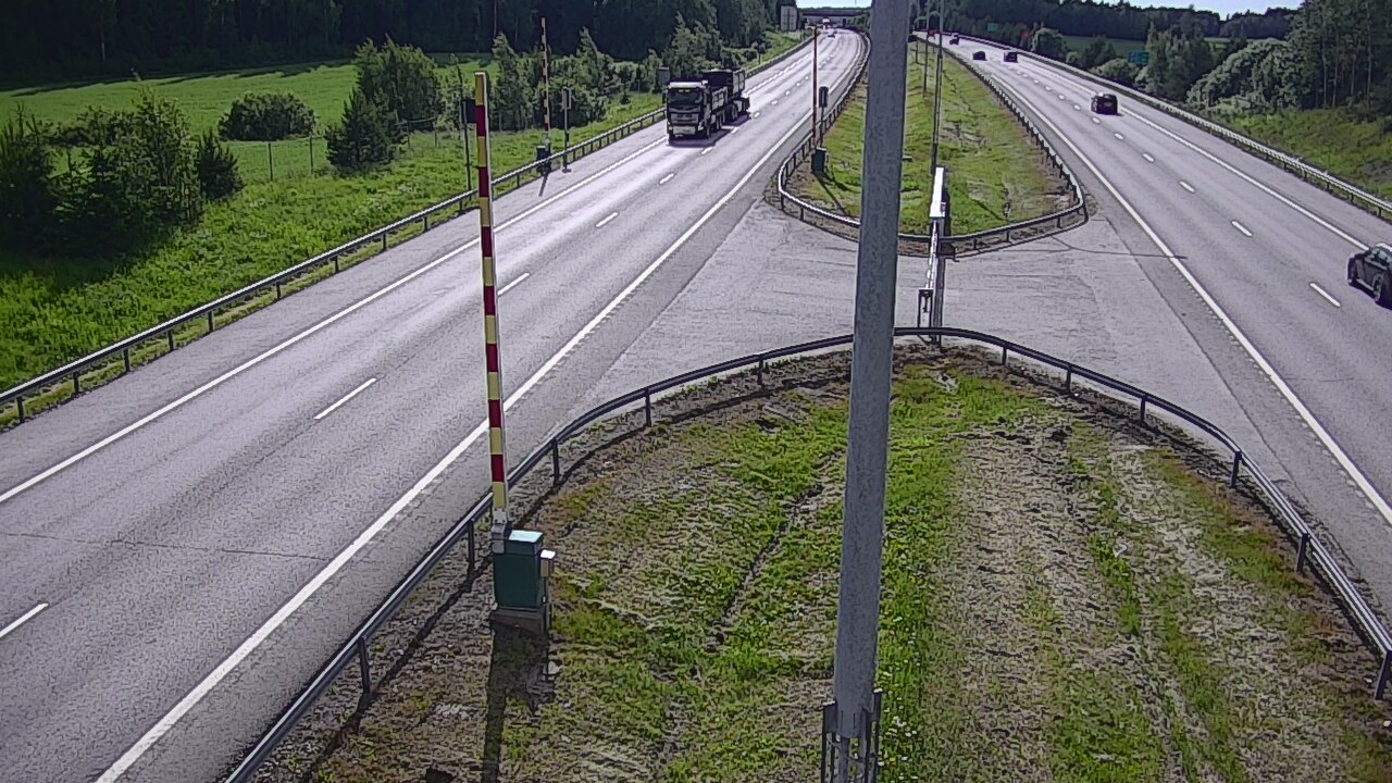 Weather Camera Image Väg 1 Salo, Isokylän tunneli, bom väst, Salo, Varsinais-Suomi