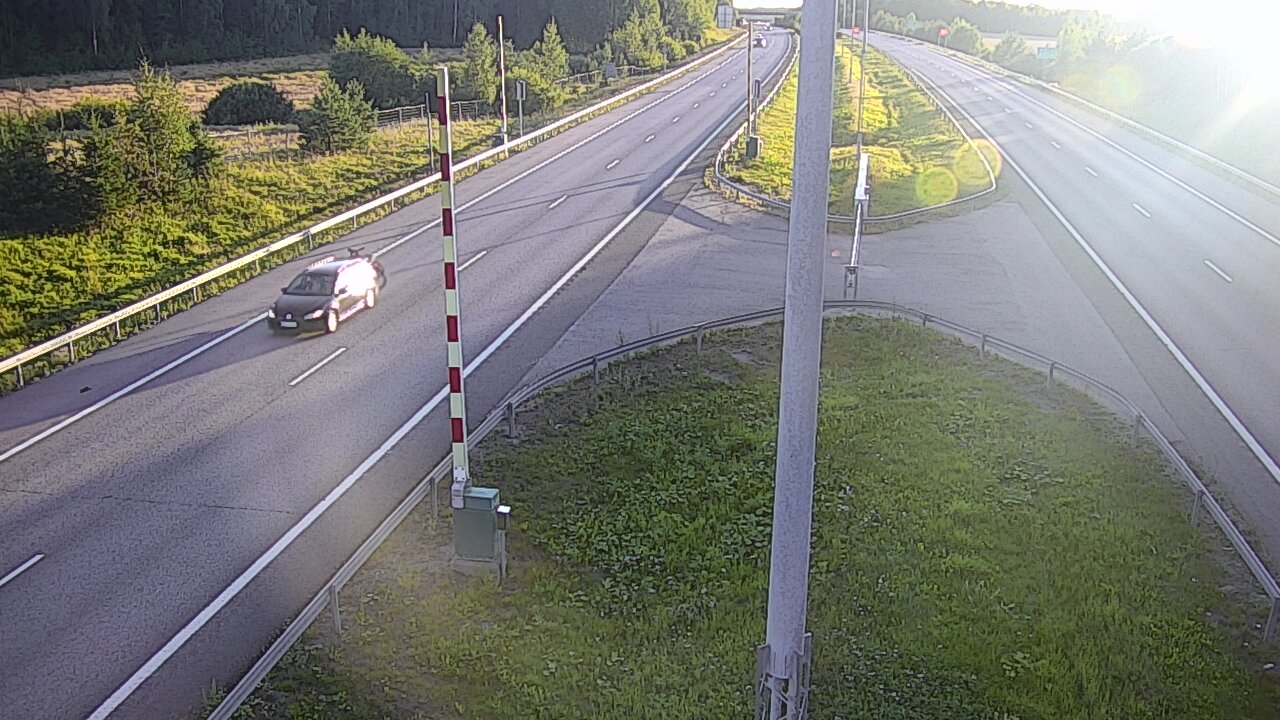 Kelikamerat Kuva Tie 1 Salo, Isokylän tunneli, puomi länsi, Salo, Varsinais-Suomi