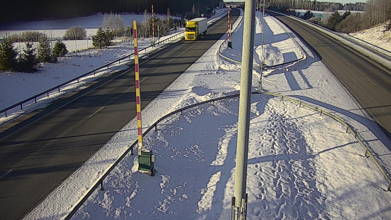 Weather Camera Image Road 1 Salo, Isokylä tunneli, boom west, Salo, Varsinais-Suomi