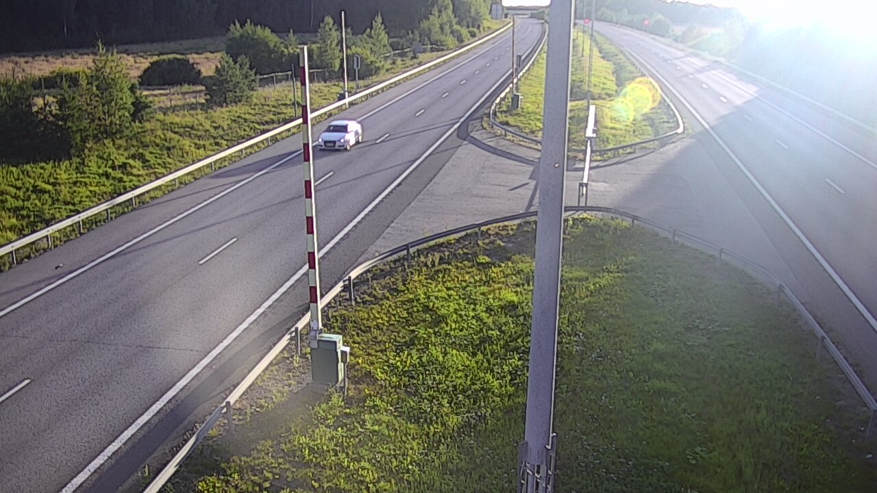 Kelikamerat Kuva Tie 1 Salo, Isokylän tunneli, puomi länsi, Salo, Varsinais-Suomi