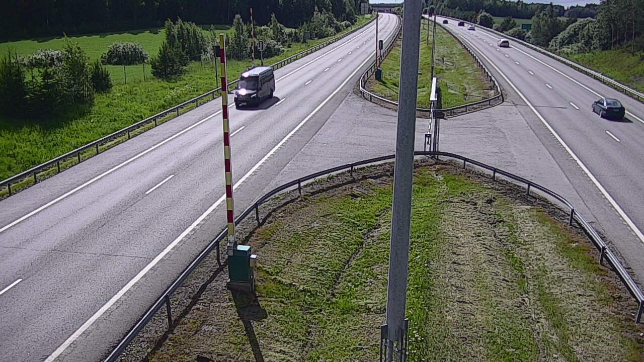 Kelikamerat Kuva Tie 1 Salo, Isokylän tunneli, puomi länsi, Salo, Varsinais-Suomi