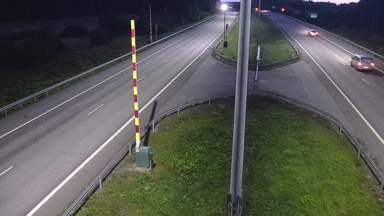 Kelikamerat Kuva Tie 1 Salo, Isokylän tunneli, puomi länsi, Salo, Varsinais-Suomi