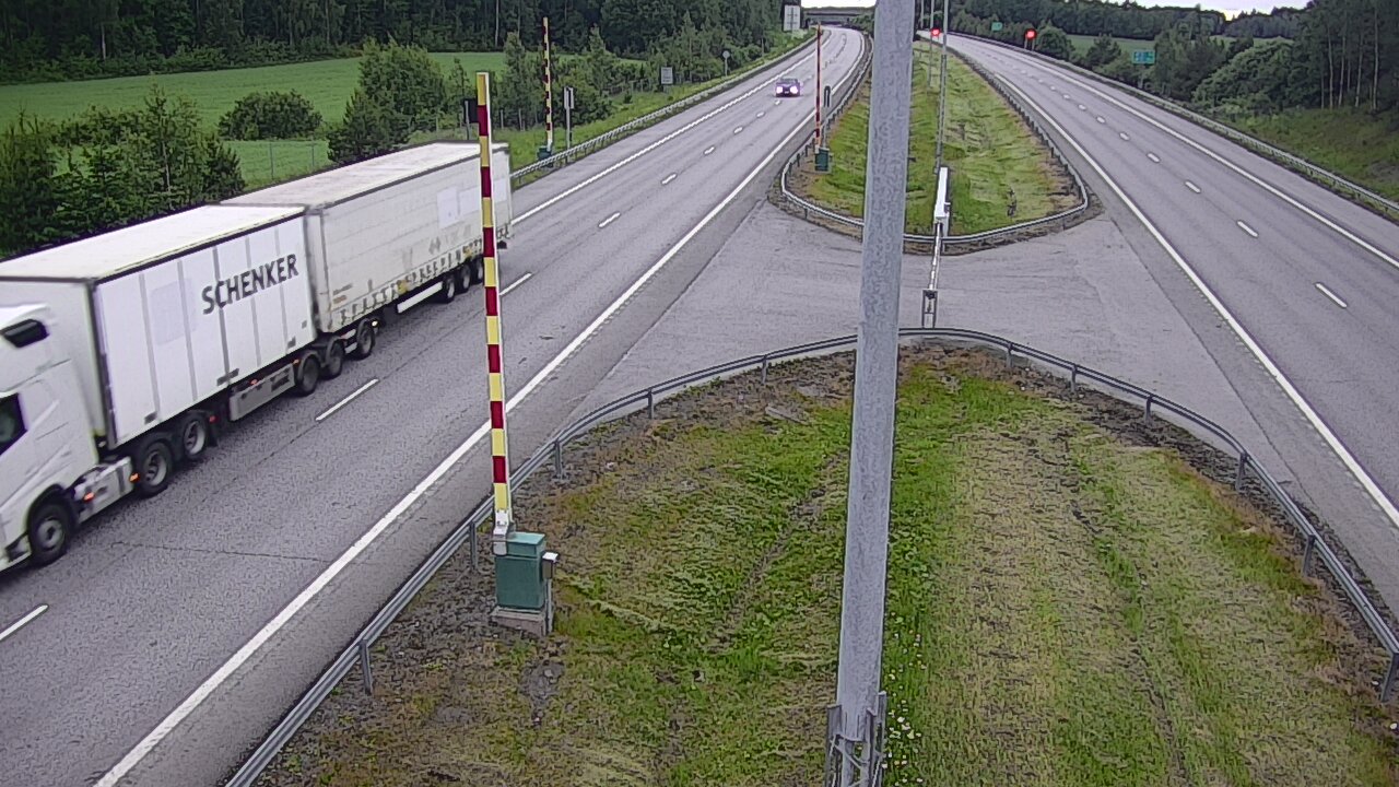 Kelikamerat Kuva Tie 1 Salo, Isokylän tunneli, puomi länsi, Salo, Varsinais-Suomi