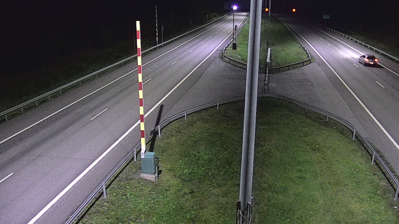 Weather Camera Image Väg 1 Salo, Isokylän tunneli, bom väst, Salo, Varsinais-Suomi