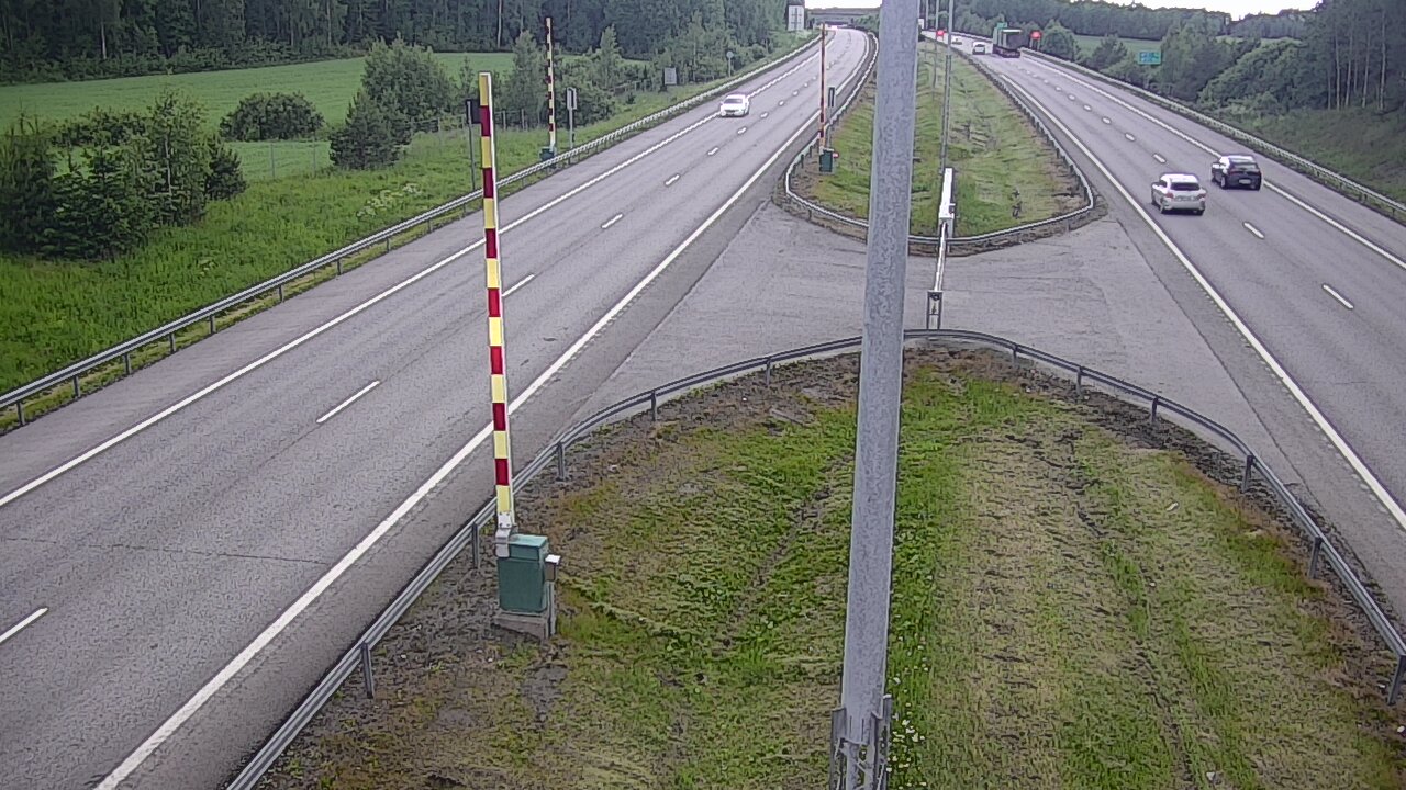 Kelikamerat Kuva Tie 1 Salo, Isokylän tunneli, puomi länsi, Salo, Varsinais-Suomi