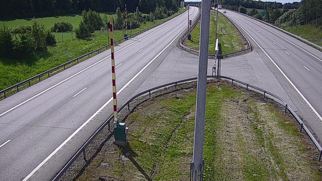 Weather Camera Image Väg 1 Salo, Isokylän tunneli, bom väst, Salo, Varsinais-Suomi