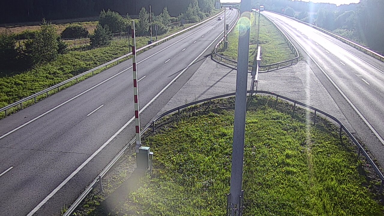 Kelikamerat Kuva Tie 1 Salo, Isokylän tunneli, puomi länsi, Salo, Varsinais-Suomi