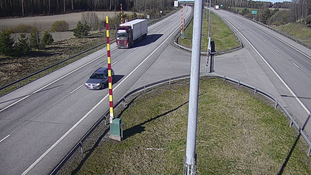 Kelikamerat Kuva Tie 1 Salo, Isokylän tunneli, puomi länsi, Salo, Varsinais-Suomi