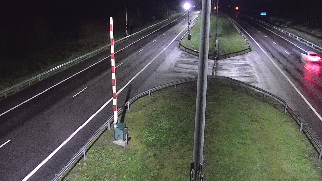 Weather Camera Image Väg 1 Salo, Isokylän tunneli, bom väst, Salo, Varsinais-Suomi