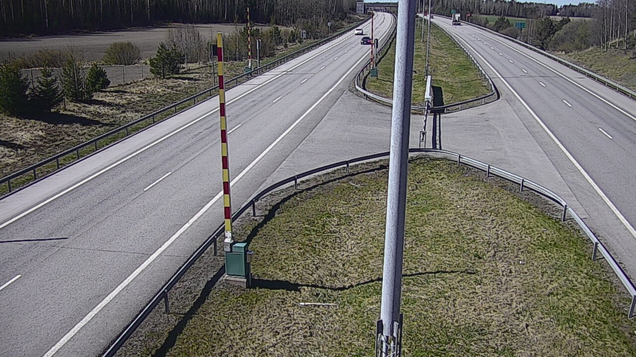 Kelikamerat Kuva Tie 1 Salo, Isokylän tunneli, puomi länsi, Salo, Varsinais-Suomi