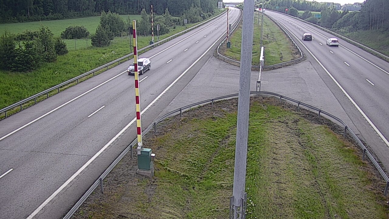 Kelikamerat Kuva Tie 1 Salo, Isokylän tunneli, puomi länsi, Salo, Varsinais-Suomi