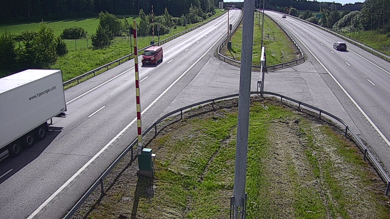 Weather Camera Image Väg 1 Salo, Isokylän tunneli, bom väst, Salo, Varsinais-Suomi
