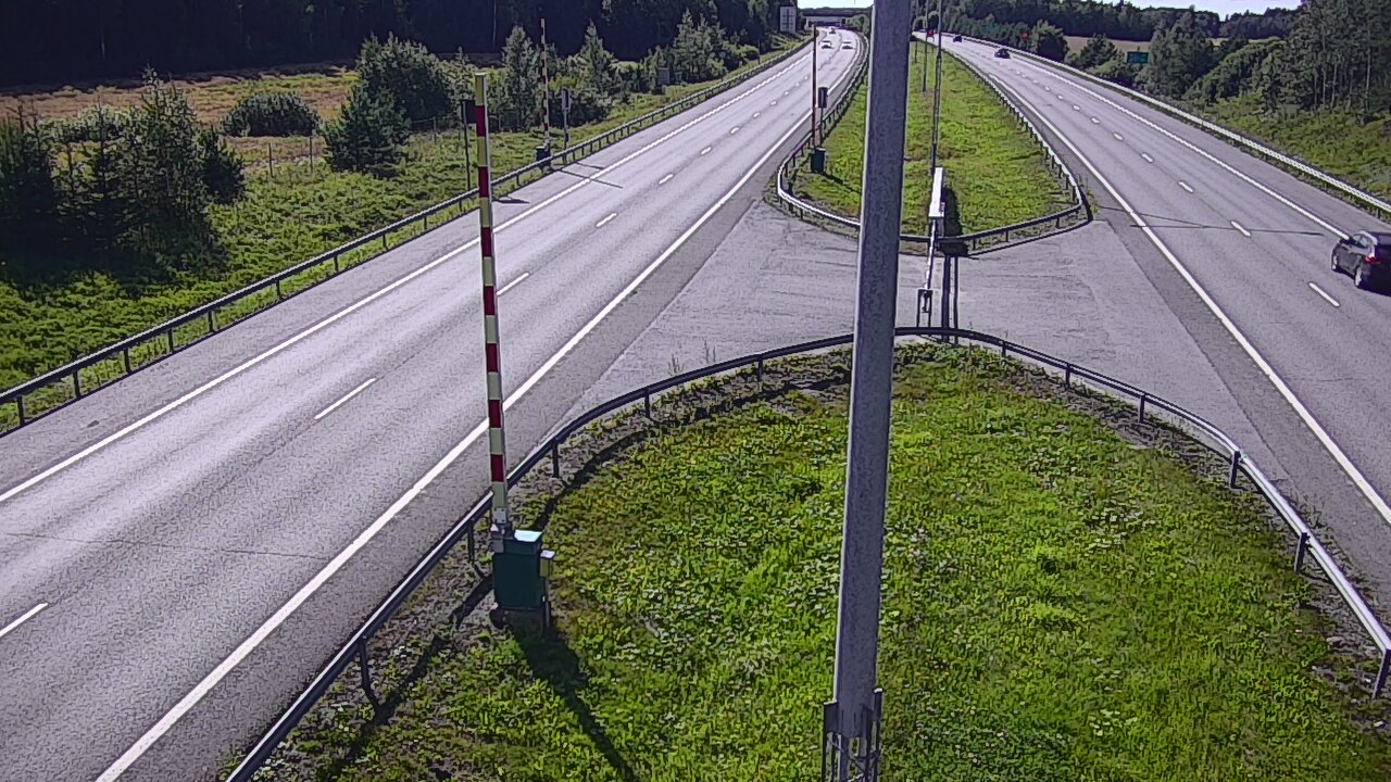 Kelikamerat Kuva Tie 1 Salo, Isokylän tunneli, puomi länsi, Salo, Varsinais-Suomi