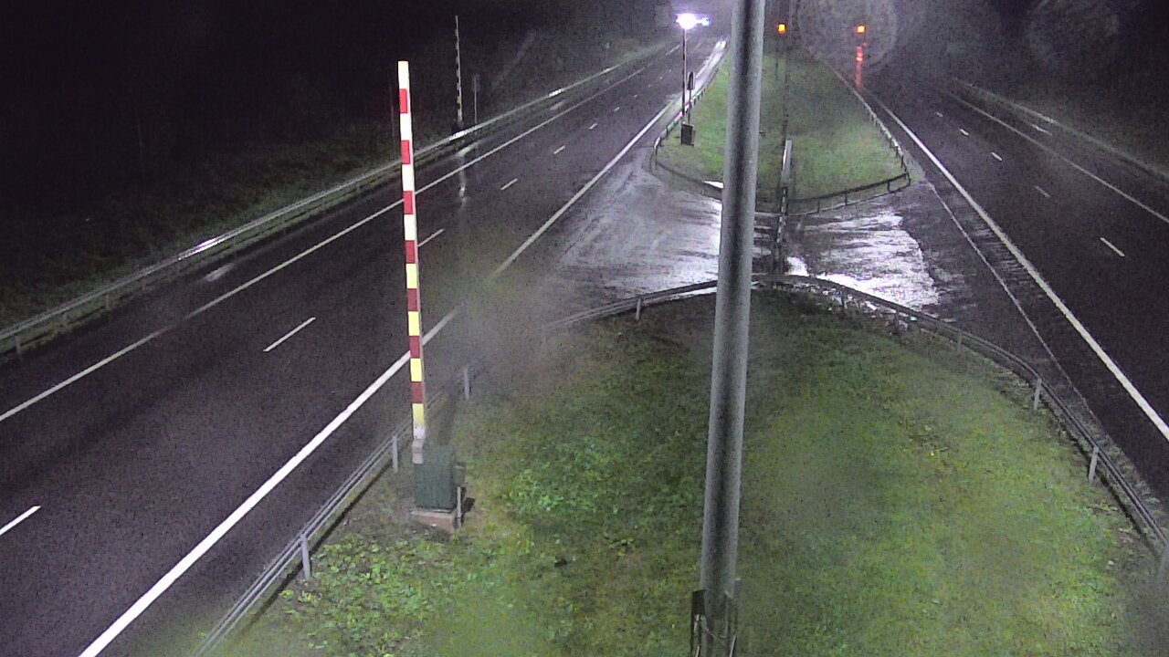 Weather Camera Image Väg 1 Salo, Isokylän tunneli, bom väst, Salo, Varsinais-Suomi