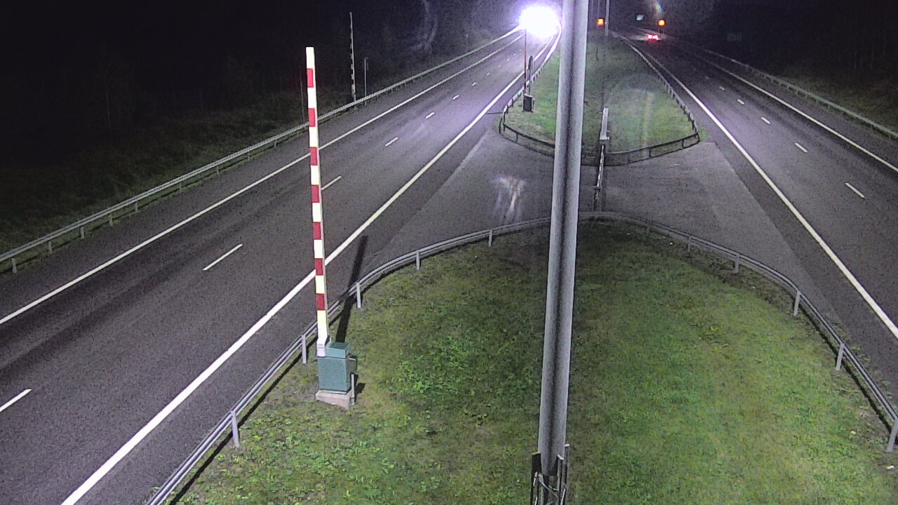 Weather Camera Image Väg 1 Salo, Isokylän tunneli, bom väst, Salo, Varsinais-Suomi