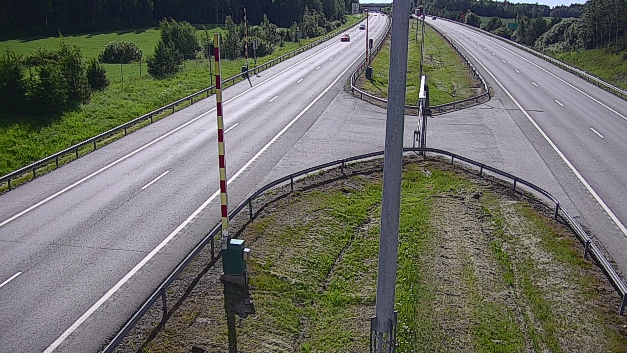 Weather Camera Image Väg 1 Salo, Isokylän tunneli, bom väst, Salo, Varsinais-Suomi