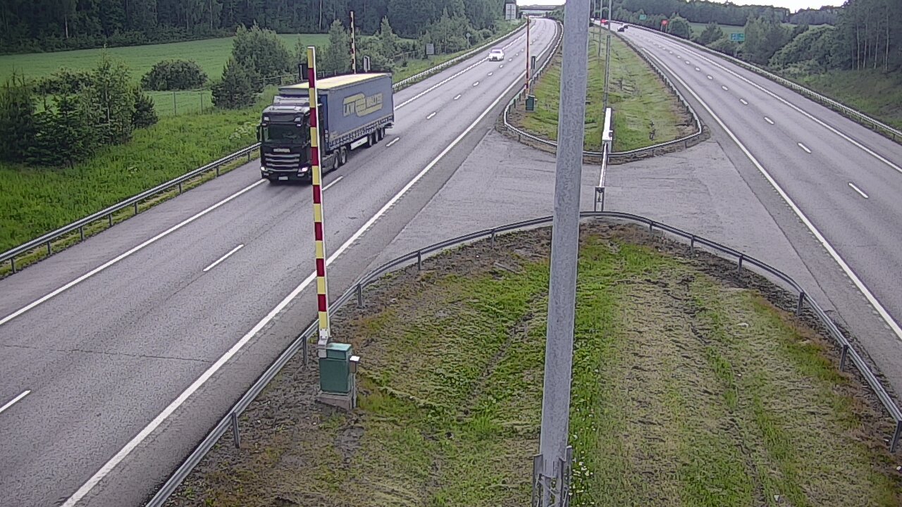 Kelikamerat Kuva Tie 1 Salo, Isokylän tunneli, puomi länsi, Salo, Varsinais-Suomi