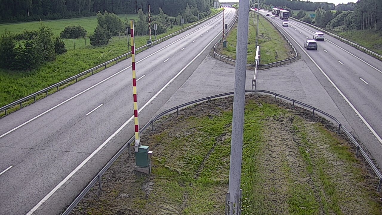 Weather Camera Image Väg 1 Salo, Isokylän tunneli, bom väst, Salo, Varsinais-Suomi